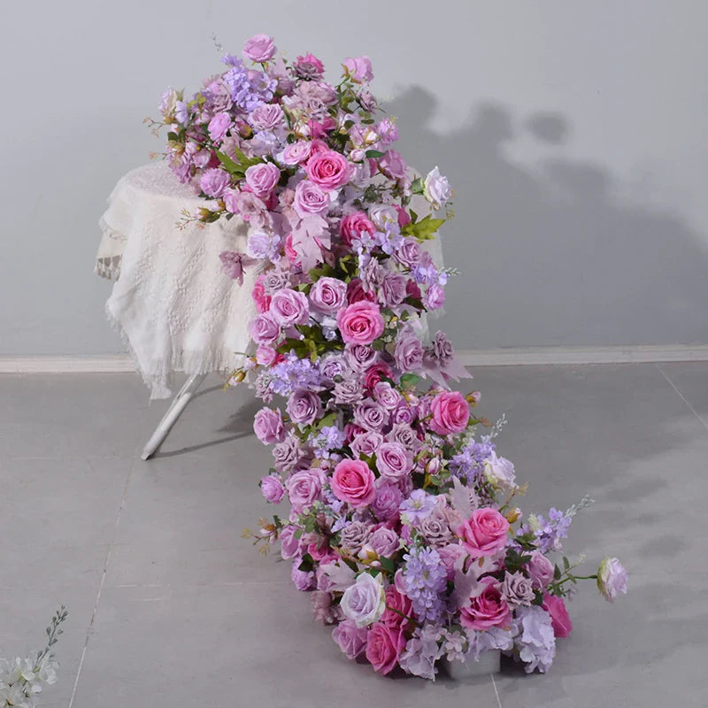 Caminho de Rosas e Peônias – Centro de Mesa e Decoração para Casamento e Festas