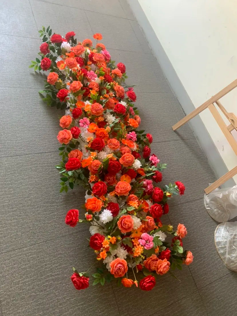 Caminho de Rosas e Peônias – Centro de Mesa e Decoração para Casamento e Festas