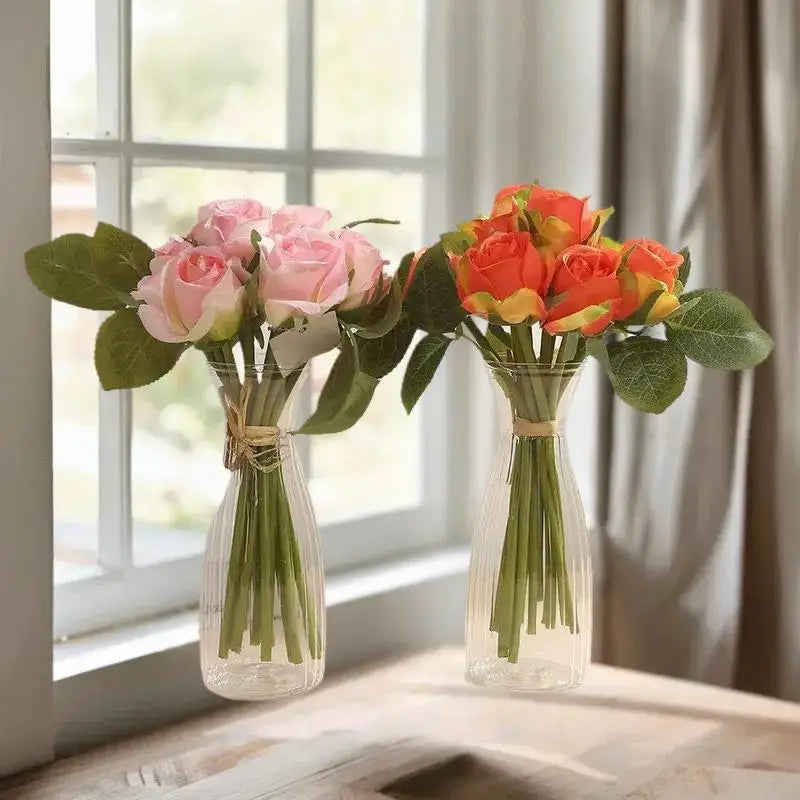 Vaso Transparente Minimalista – Decoração para Flores e Plantas Hidropônicas