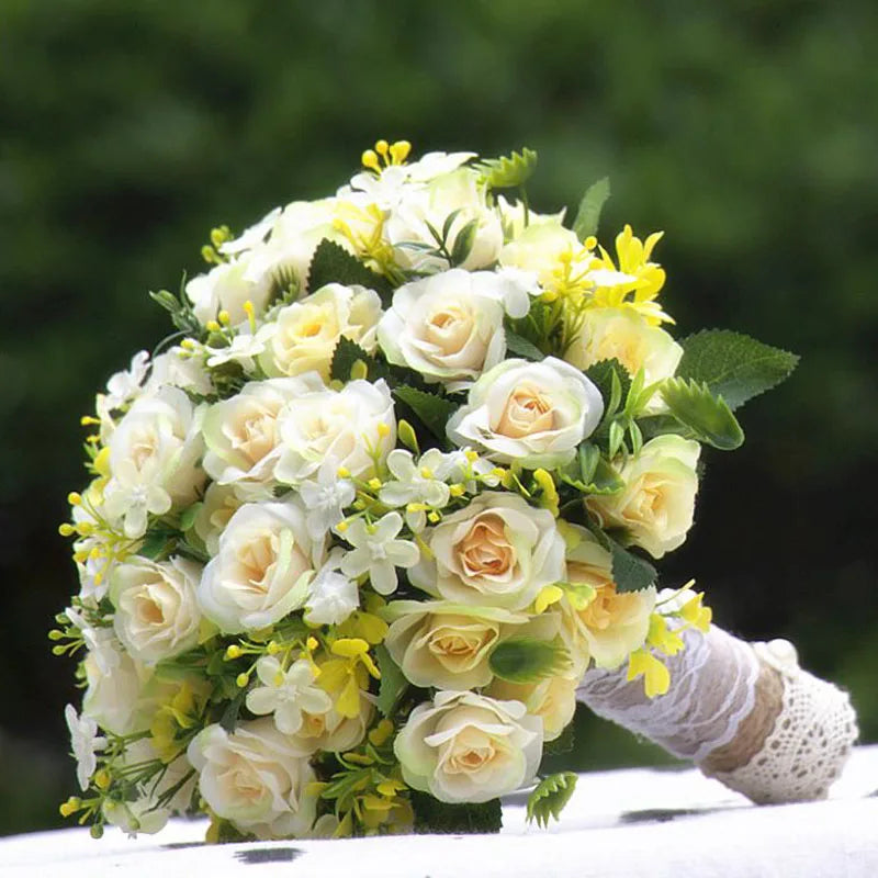 Buquê de Rosas – Acessório para Noiva e Casamento