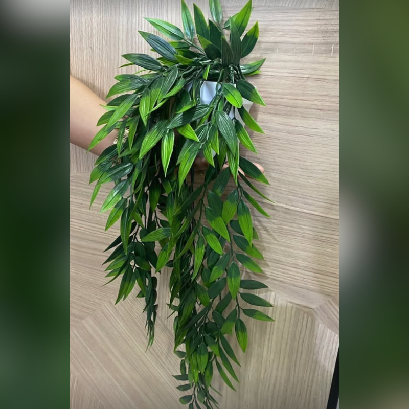 Pendente Verde com Vaso 50cm