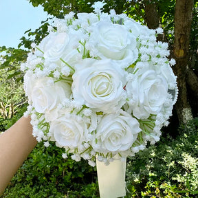 Buquê de Rosas com Estrelas - Acessório para Noiva e Casamento ao Ar Livre