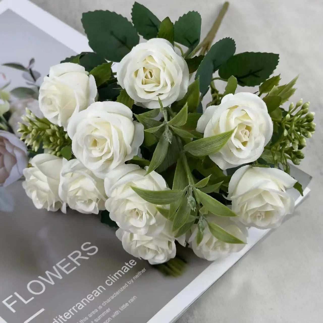 Mini Rosas de Seda – Decoração para Casamento, Mesa e Festa