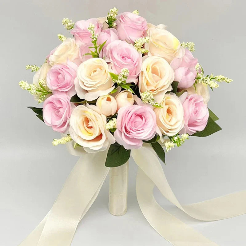 Buquê de Rosas – Acessório para Noiva e Casamento