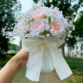 Buquê de Rosas com Estrelas - Acessório para Noiva e Casamento ao Ar Livre