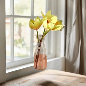 Vaso Transparente Minimalista – Decoração para Flores e Plantas Hidropônicas