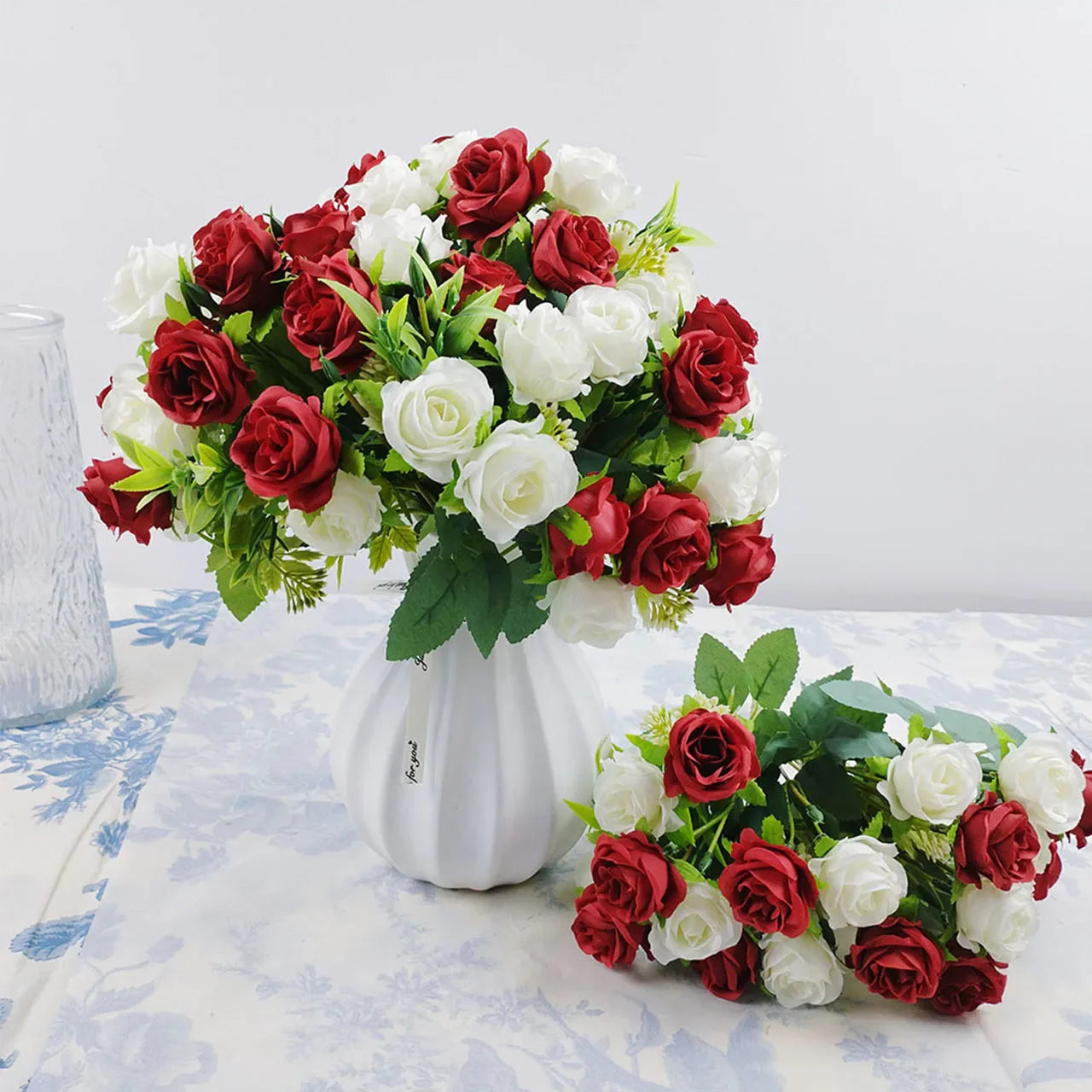 Mini Rosas de Seda – Decoração para Casamento, Mesa e Festa