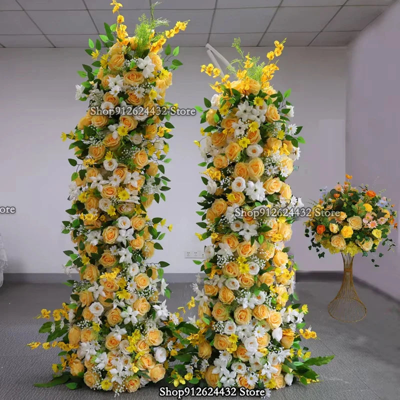Arco de Rosas Amarelas – Decoração para Casamento e Eventos