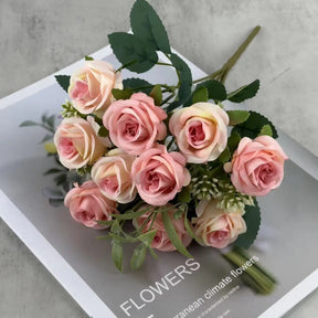 Mini Rosas de Seda – Decoração para Casamento, Mesa e Festa