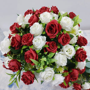 Mini Rosas de Seda – Decoração para Casamento, Mesa e Festa